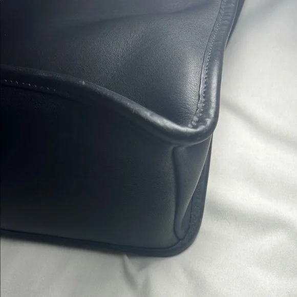 Vintage Coach Black Leather Briefcase - Picture 9 of 16